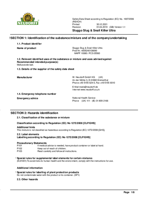 Neudorff MSDS